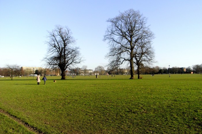 Clapham Common on a sunny day - may be rainier when you visit